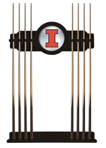 Illinois Cue Rack In Black Finish