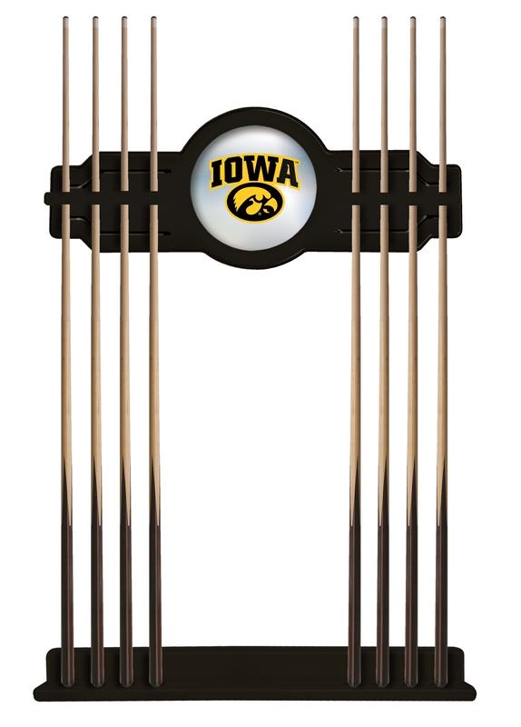 Iowa Cue Rack In Black Finish