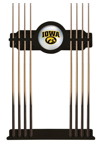 Iowa Cue Rack In Black Finish