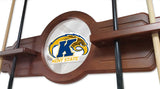 Kent State Cue Rack In Black Finish