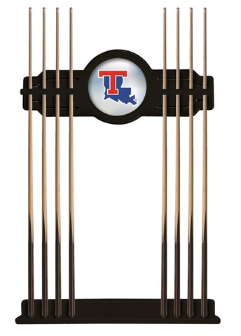 Louisiana Tech Cue Rack In Black Finish