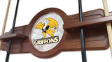 Missouri Western State Cue Rack In Black Finish