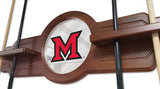 Miami (oh) Cue Rack In Black Finish