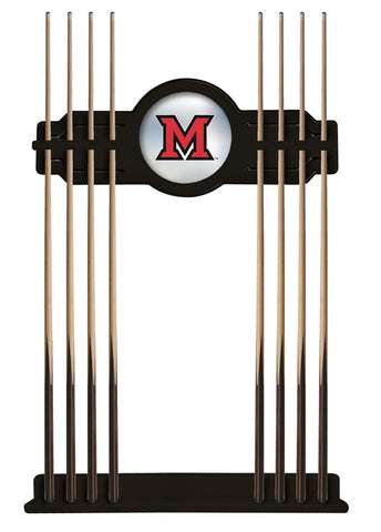 Miami (oh) Cue Rack In Black Finish