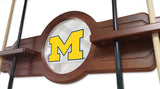 Michigan Cue Rack In Black Finish