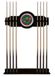 Minnesota Wild Cue Rack In Black Finish