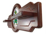 Notre Dame (leprechaun) Cue Rack In Black Finish