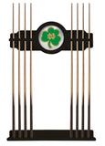 Notre Dame (shamrock) Cue Rack In Black Finish