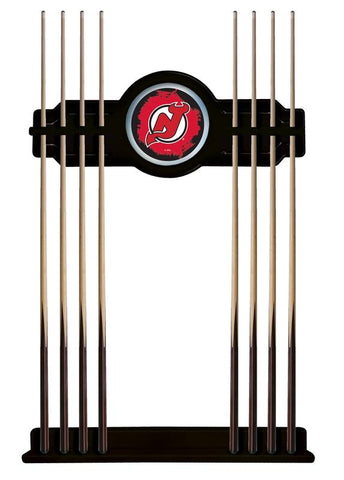 New Jersey Devils Cue Rack In Black Finish