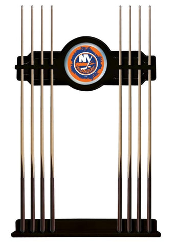 New York Islanders Cue Rack In Black Finish