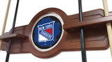 New York Rangers Cue Rack In Black Finish