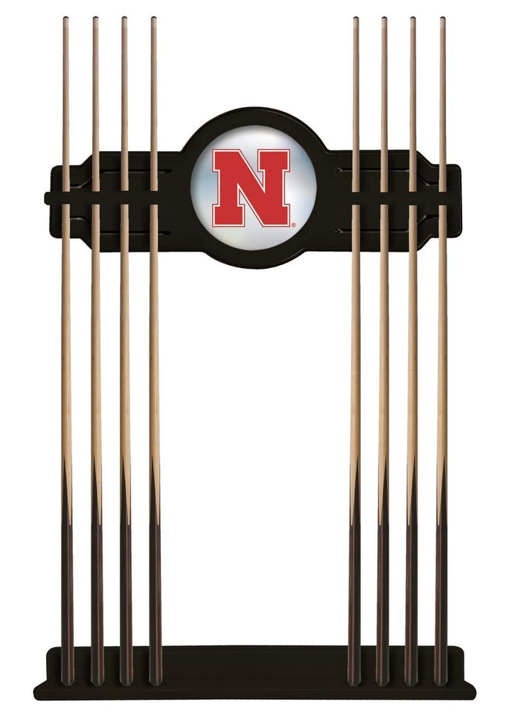 Nebraska Cue Rack In Black Finish