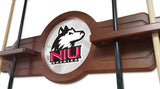 Northern Illinois Cue Rack In Black Finish