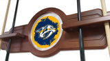 Nashville Predators Cue Rack In Black Finish