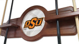 Oklahoma State Cue Rack In Black Finish