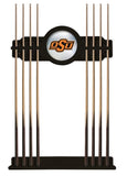 Oklahoma State Cue Rack In Black Finish