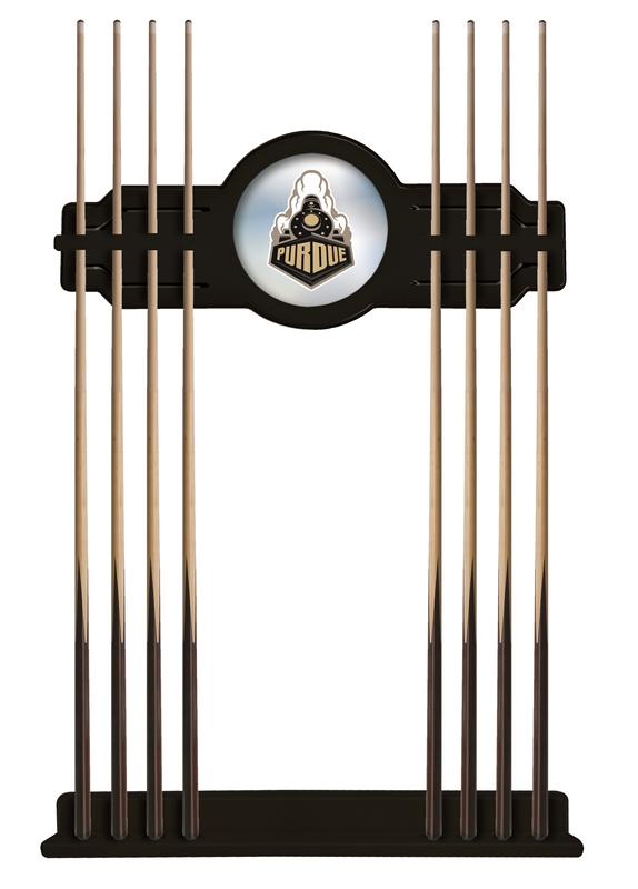 Purdue Cue Rack In Black Finish