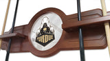 Purdue Cue Rack In Black Finish