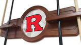 Rutgers Cue Rack In Black Finish