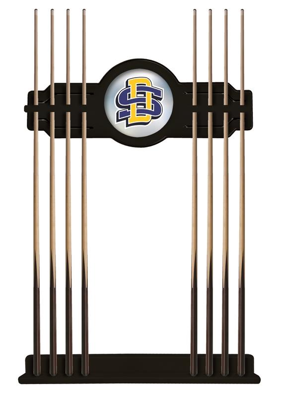 South Dakota State Cue Rack In Black Finish