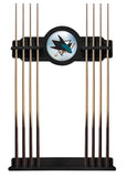 San Jose Sharks Cue Rack In Black Finish