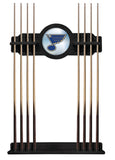 St Louis Blues Cue Rack In Black Finish