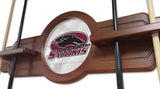 Southern Illinois Cue Rack In Black Finish