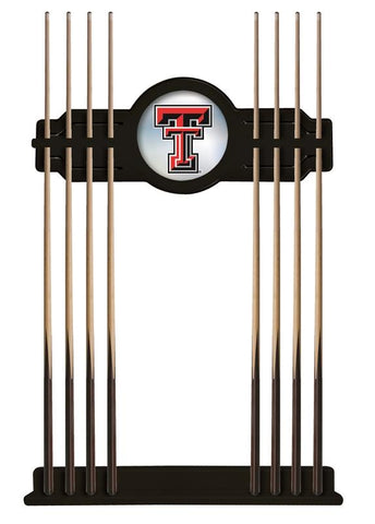 Texas Tech Cue Rack In Black Finish