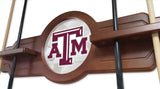 Texas A&m Cue Rack In Black Finish