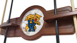 Kentucky "wildcat" Cue Rack In Black Finish