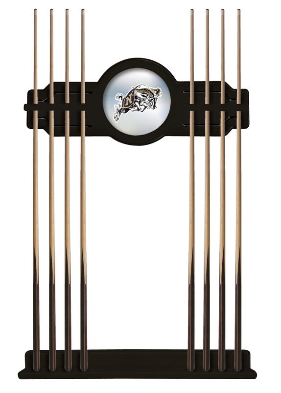 Us Naval Academy (navy) Cue Rack In Black Finish