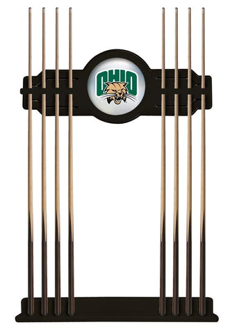 Ohio University Cue Rack In Black Finish