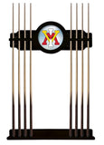 Virginia Military Institute Cue Rack In Black Finish