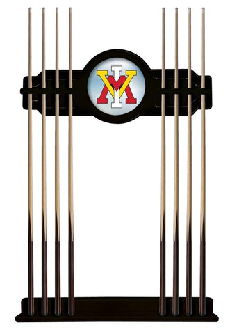 Virginia Military Institute Cue Rack In Black Finish