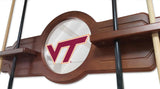 Virginia Tech Cue Rack In Black Finish