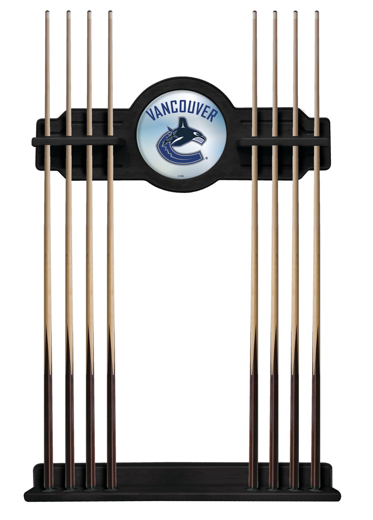 Vancouver Canucks Cue Rack In Black Finish