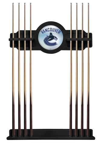 Vancouver Canucks Cue Rack In Black Finish