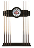 Wisconsin "badger" Cue Rack In Black Finish