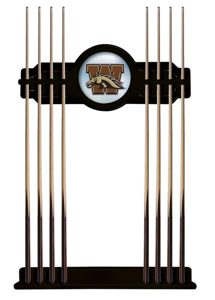 Western Michigan Cue Rack In Black Finish