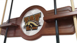 Western Michigan Cue Rack In Black Finish