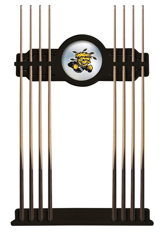 Wichita State Cue Rack In Black Finish