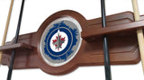 Winnipeg Jets Cue Rack In Black Finish