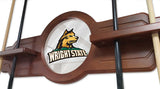 Wright State Cue Rack In Black Finish