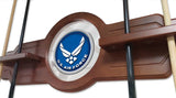 U.s. Air Force Cue Rack In Chardonnay Finish