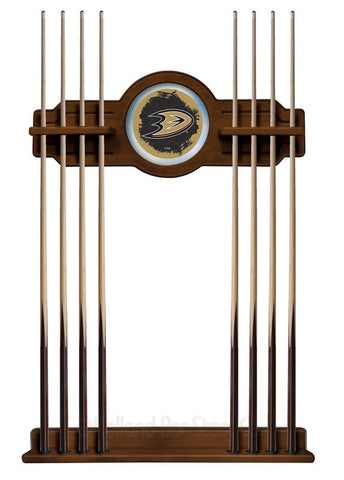 Anaheim Ducks Cue Rack In Chardonnay Finish