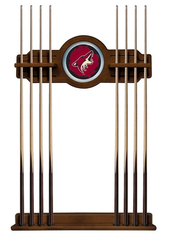 Arizona Coyotes Cue Rack In Chardonnay Finish