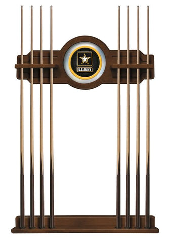 U.s. Army Cue Rack In Chardonnay Finish