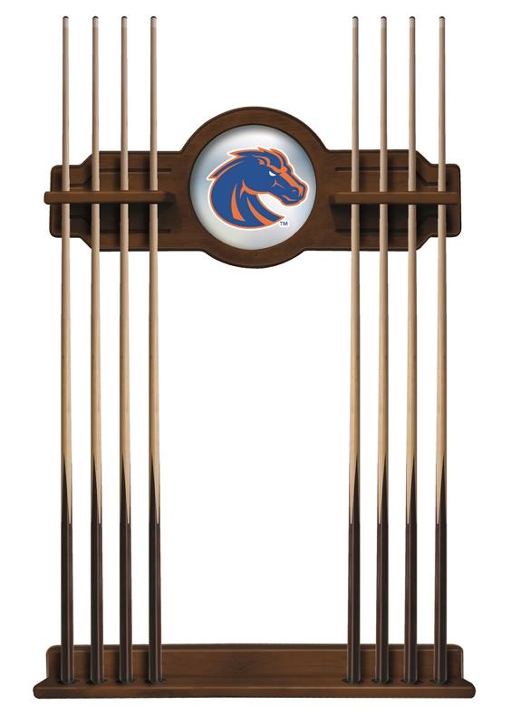 Boise State Cue Rack In Chardonnay Finish