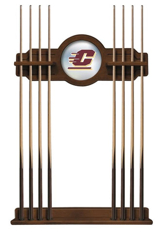 Central Michigan Cue Rack In Chardonnay Finish