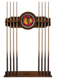 Chicago Blackhawks Cue Rack In Chardonnay Finish